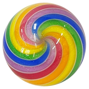 Hot House Glass - "Rainbow Swirl"