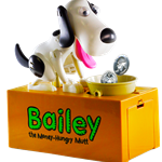 Bailey the Money Hungry Mutt Bank