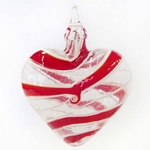 Red Spin Designer Heart Ornament