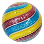 Hot House Glass - "Primary Tri-Colored Swirl"