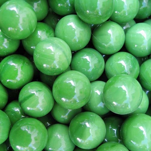 17-19Mm Premium Green Mixed Flat Glass Marbles from China