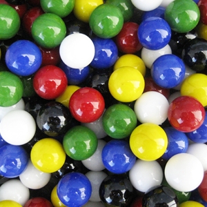 Assorted - Game Marbles 5/8"