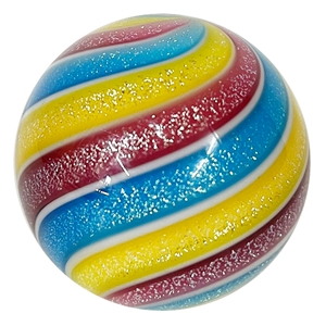 Hot House Glass - "Primary Tri-Colored Swirl"